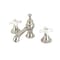 Kingston Brass KC7066PX Vintage 8" Widespread Bathroom Faucet, Polished Nickel KC7066PX - alternate 1